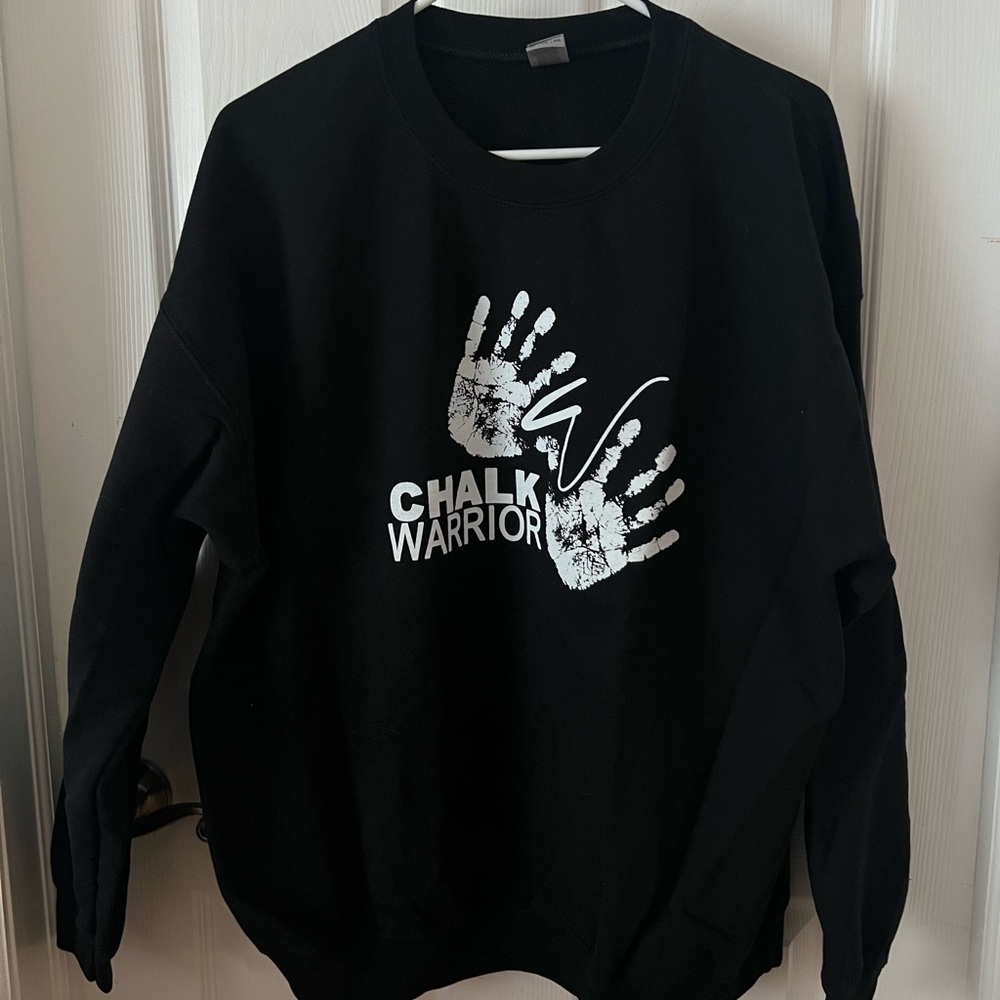 Chalk Warrior Black Sweatshirt